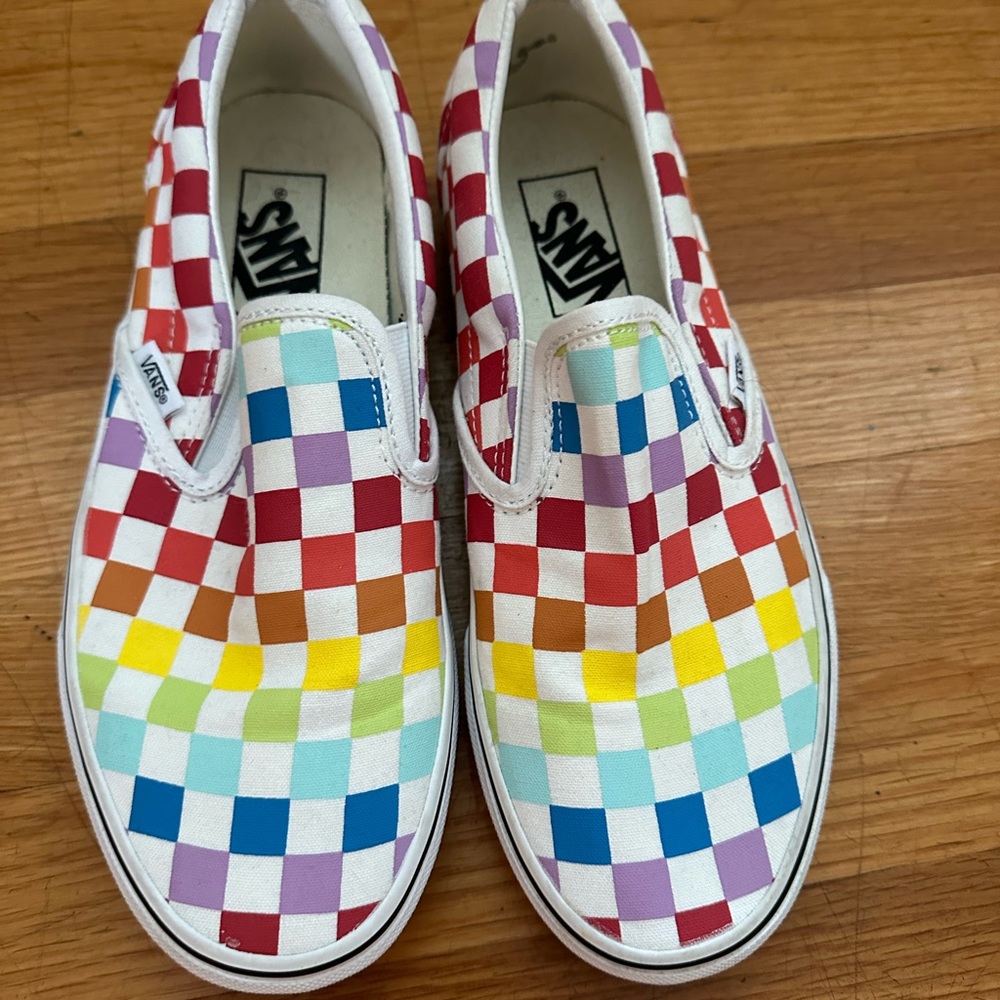 Women’sVans checkered step ins